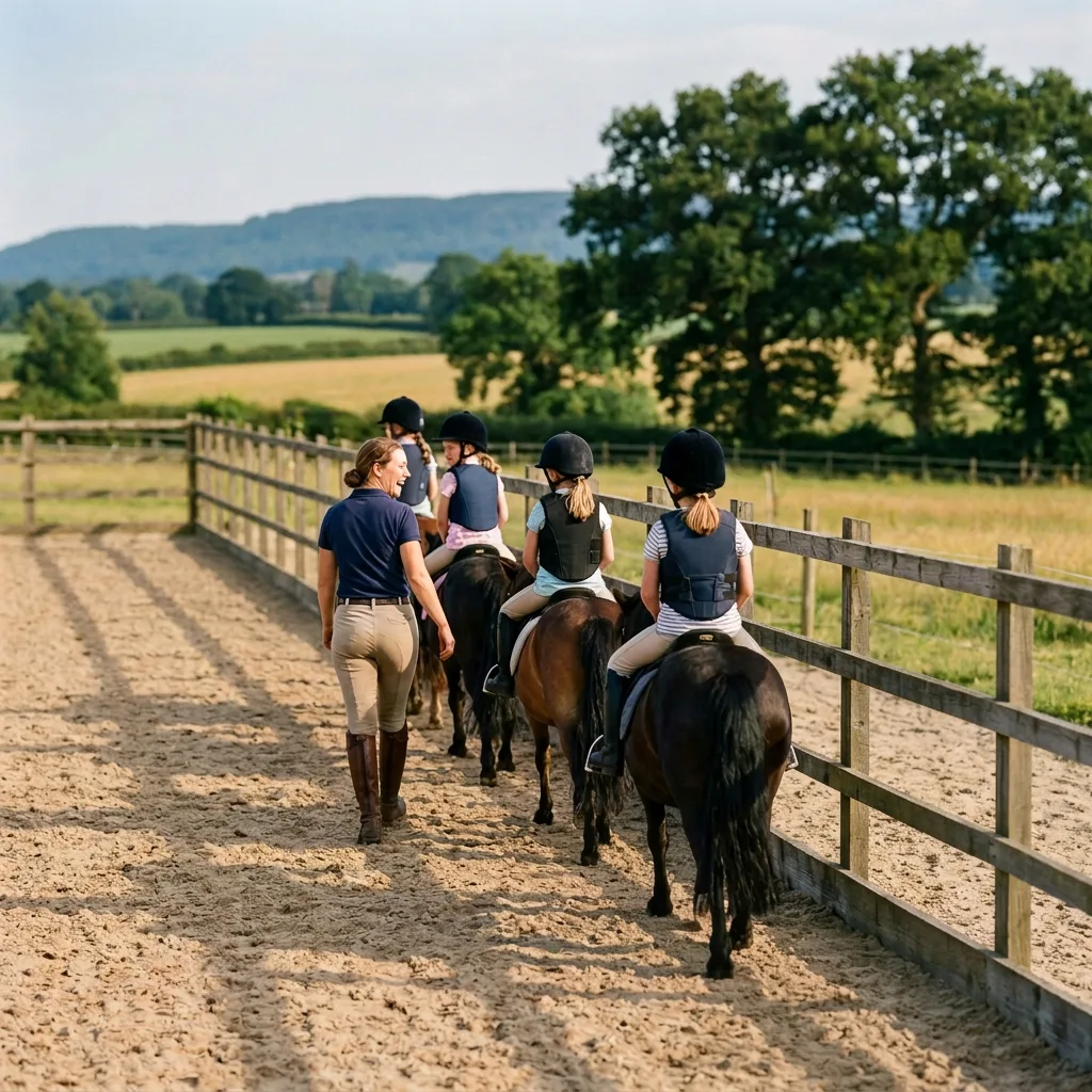 Cours de poney à Saint-Trivier-sur-Moignans, Ain